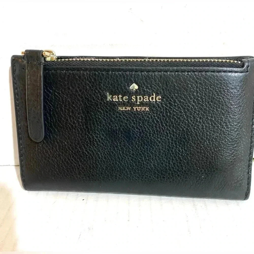 Kate spade black leather wallet